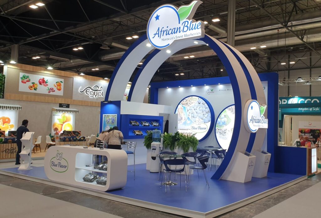 STAND REALIZADO PARA LA FIRMA BLUE FLAVOUR EN FRUIT ATTRACTION